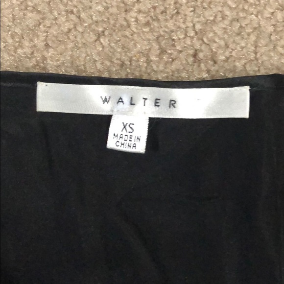 100% black silk top - Picture 3 of 5